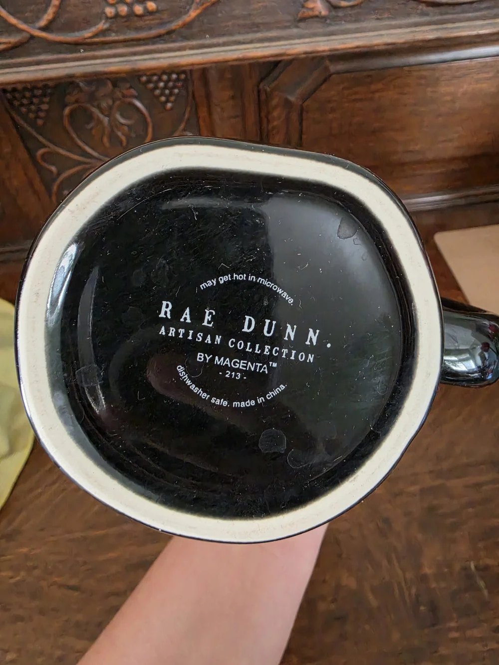 Rae Dunn Black Ceramic 